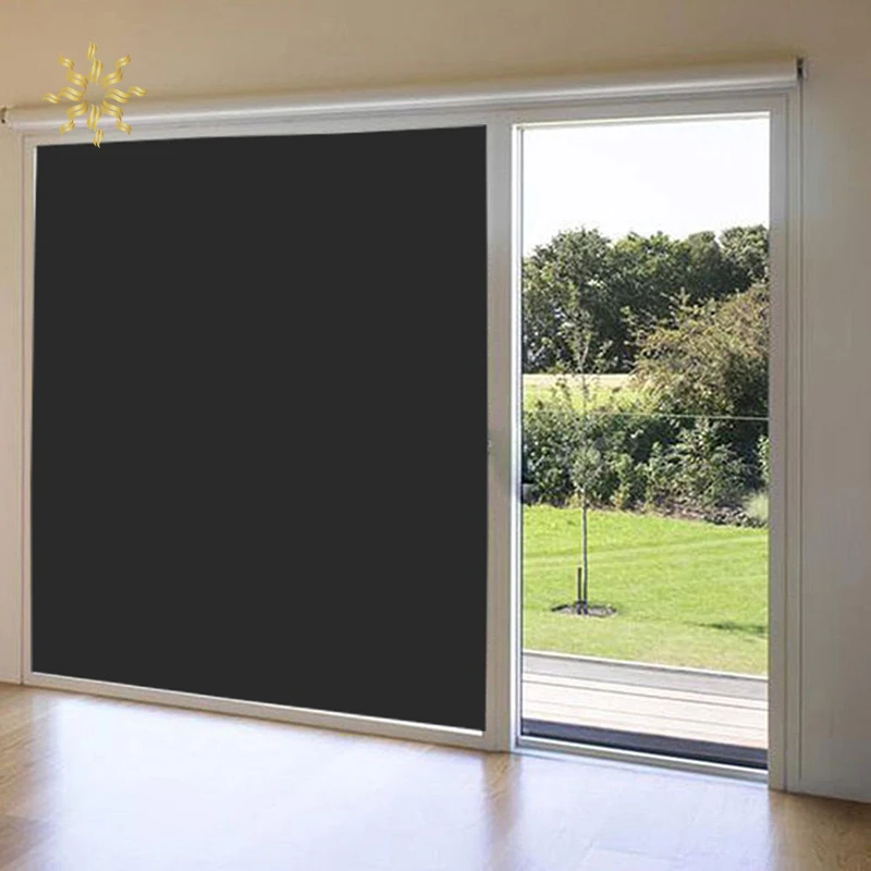 and Day Sleep Room Darkening Static Cling Home Security No Residue Film for Privacy Easy Removal UV Prevention Treatment 36 x 72 inches Total Blackout Window Film: 100% Light Blocking 