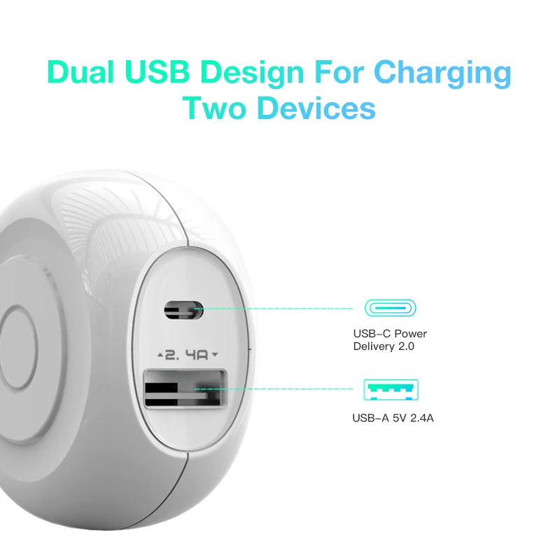 MOXOM 5V 2.4A двойное USB зарядное устройство для iPhone X 8 7 портативное зарядное устройство для мобильного телефона быстрое настенное зарядное устройство США штекер для samsung Xiaomi Mi 8