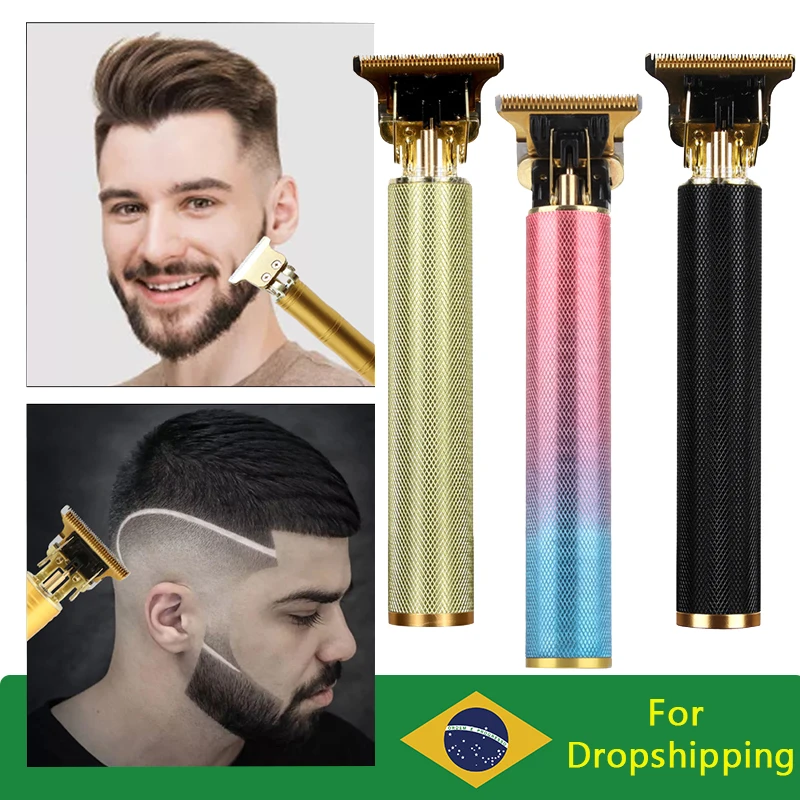 

All In One Metal Electric Hair Trimmer Barber Finishing for Men Beard Hair Clipper USB Charge Hair Cutting Machine Dropshipping