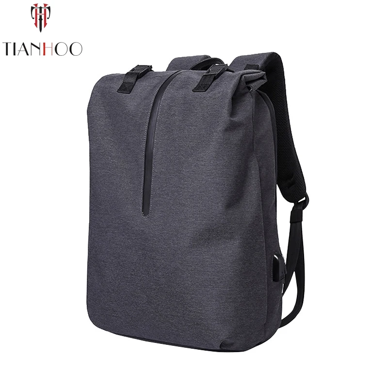 

TIANHOO High Quality Casual business men bag Oxford cloth backpack multifunctional USB laptop backpacks