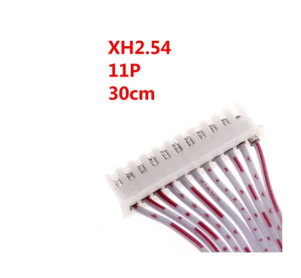 Versatile XH 2.54mm Double-Head Male to Male Cable Connector - Choose Your Pin Pitch (2-10) with 30cm Flat Cable Wire Description Image.This Product Can Be Found With The Tag Names Connectors, Connectors Terminals, Double head, Electrical Equipment Supplies