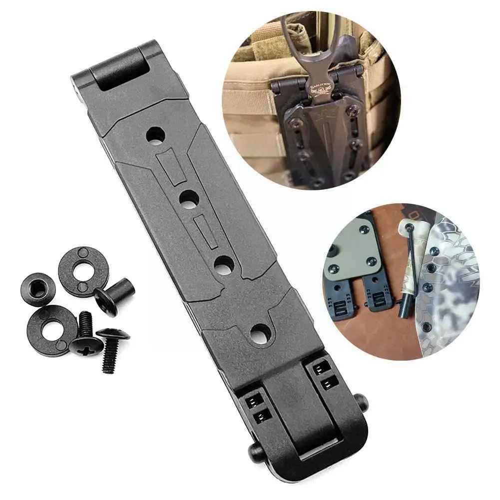 Tactical Molle K Sheath Kydex Scabbard Back Waist Clip Kit Hunting