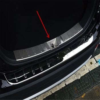 

WELKINRY for Mitsubishi Outlander 2016 2017 2018 rear tail box gate door sill threshold scuffproof protection plate pedal trim