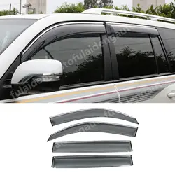 Для Toyota Land Cruiser 2008-2015 2016-2019 козырек Авто Vent Shade дождевой дверной предохранитель козырек автомобиля Стайлинг Аксессуары