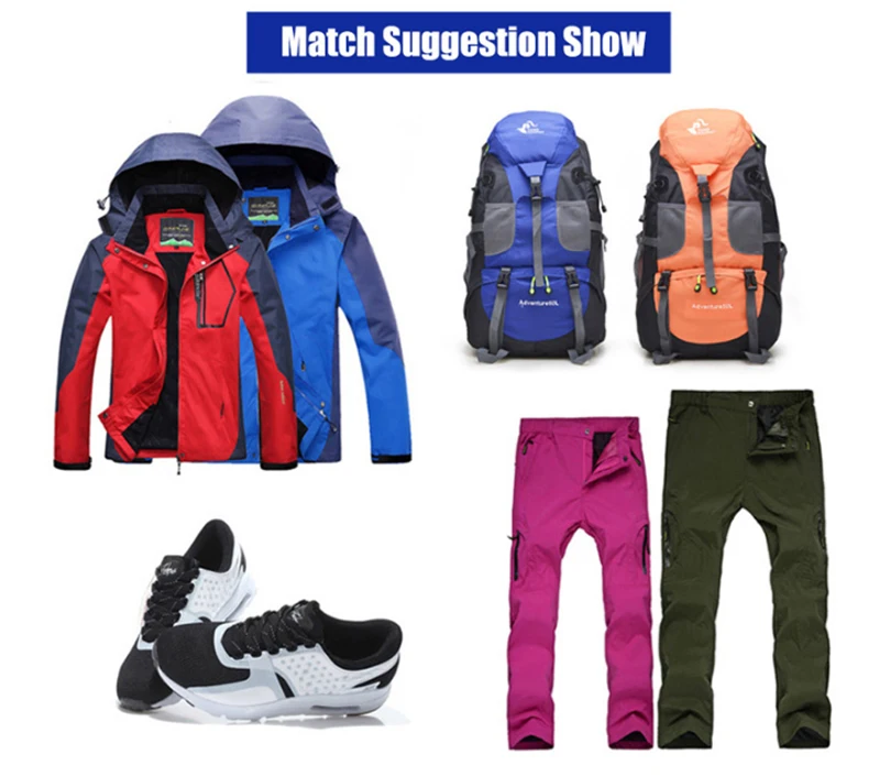 New 50L& 60L Outdoor Backpack Camping Climbing Bag Waterproof Mountaineering Hiking Backpacks Molle Sport Bag Climbing Rucksack