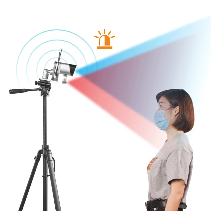 

1080P Digital Screen Infrared Thermal Imager Camera Smart Body Temperature Measurement Fever High Temperature Alarm With Tripod
