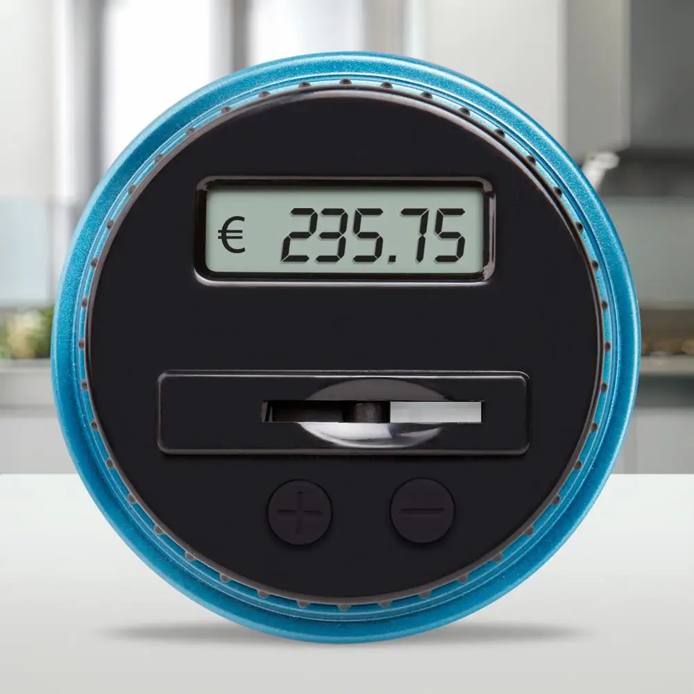 2020 Piggy Bank Counter Coin Box Electronic Digital LCD Counting Coin Money Saving Box Jar for USD EURO GBP Money