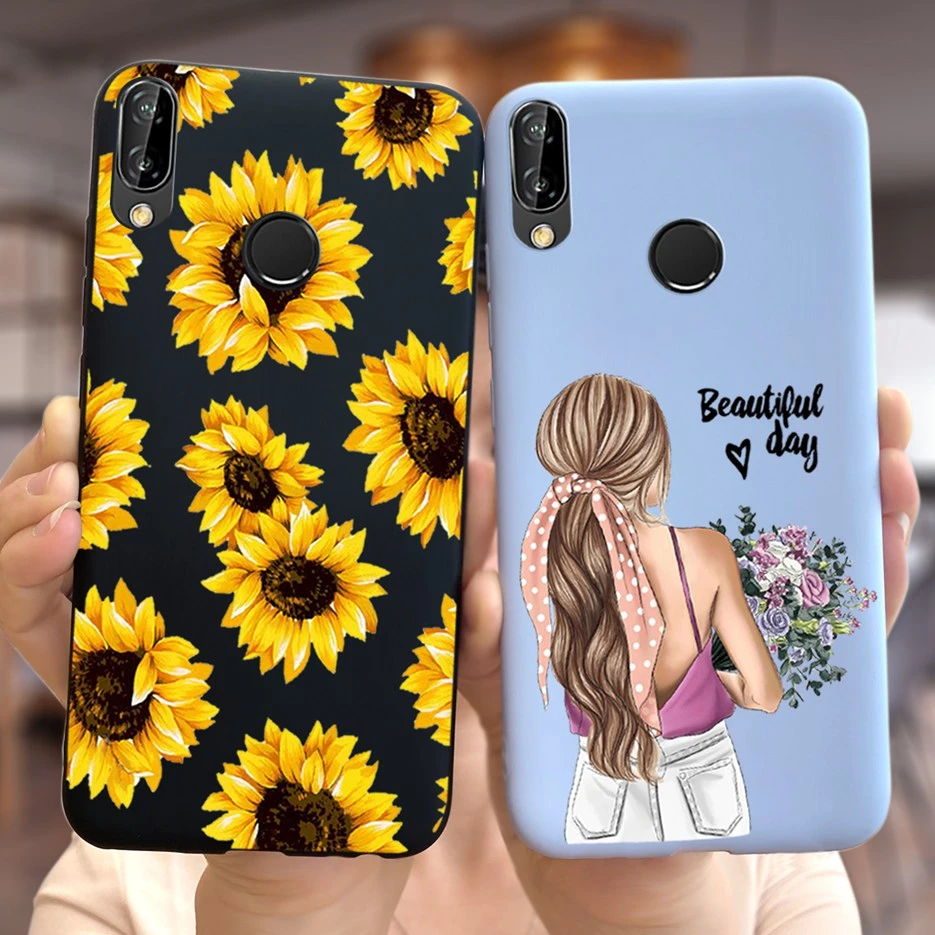 Funda de silicona suave para Huawei P20 Lite, de pulgadas con ANE LX2 de flores, TPU, P 20 Lite, P20Lite|Fundas antigolpes para teléfono| - AliExpress