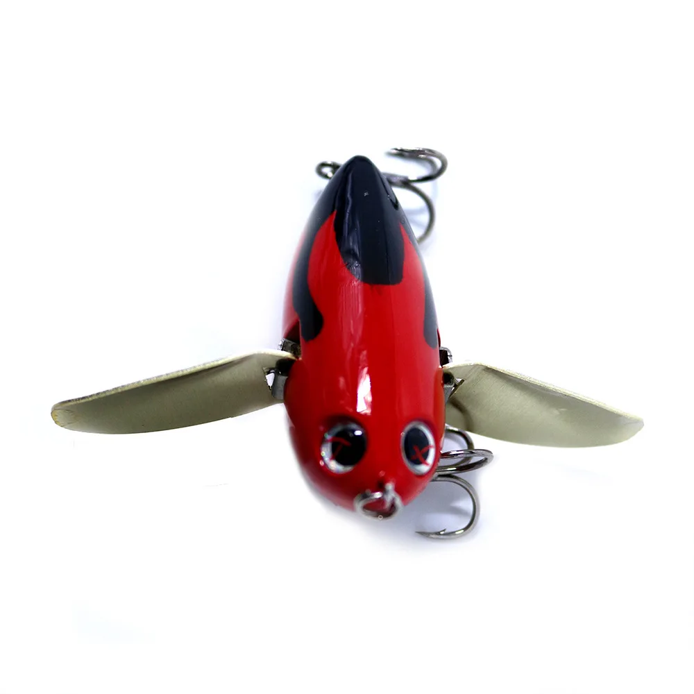 

Ufishing Propeller Fishing Lure Popper Bait 1Piece/Lot 6cm 12g Top Water Artificial Baits