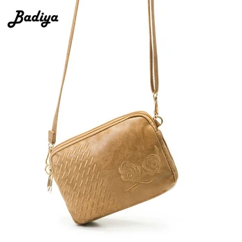 

High Quality Women Crossbody Bag PU Leather Personlity Embroidered Shoulder Bag Large Capacity Multi-pocket Phone Messenger Bag