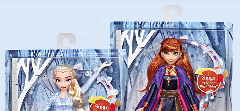 Hasbro Дисней Принцесса красота и мода игрушка замороженные 2 серии фильмов Девушки Музыка Пение Эльза Анна фигурка подарки игрушка