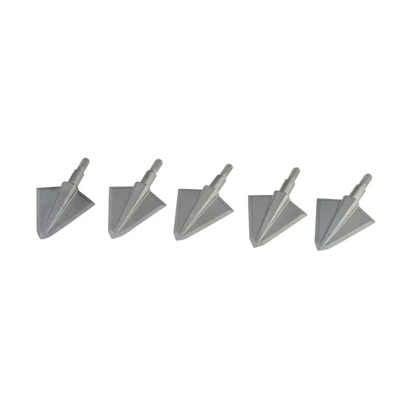 6pcs Archery Blade Arrowhead 136 Grain 17-4PH Solid Wide Broadhead Shooting Hunting Accessories