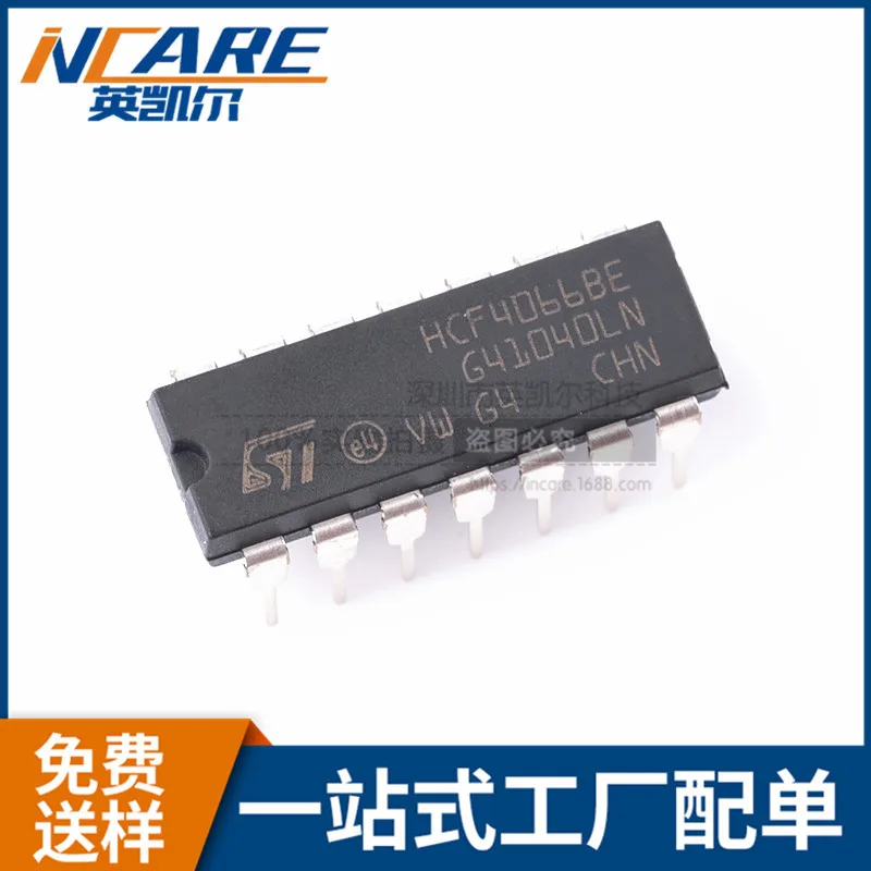 100% новый и оригинальный HCF4066BE DIP14 IC|Запасные части| |