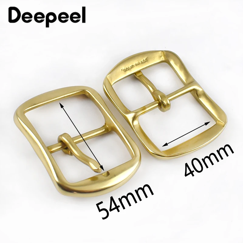 Deepeel 1 шт. твердой латуни с металлическим ремнем и пряжкой для мужчин женщин