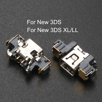 Online 500pcs Replacement For New 3DS For New 3DS XL LL Power Jack Socket Dock Connector Charger Charging Port