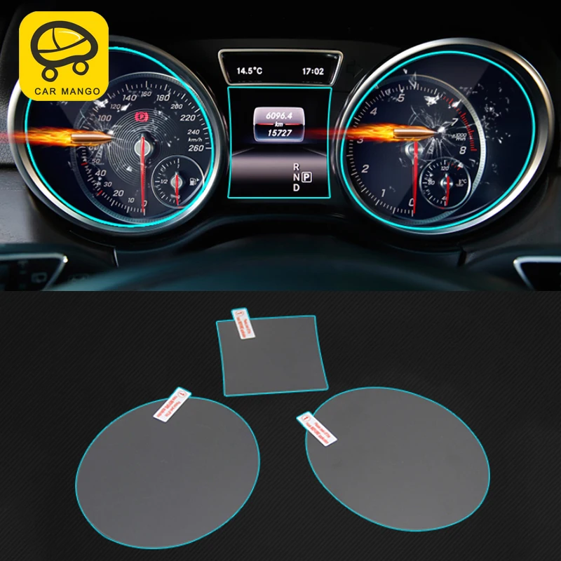 #*Cheap CarManGo For Mercedes Benz GLS X166 2016 2019 Car Dashboard Monitor Screen Protector Film Cover Trim Sticker Interior Accessory