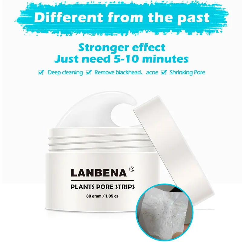 

LANBENA Blackhead Remover Nose Care Facial Blackhead Mask Peeling Acne Treatment Deep Cleansing Face Mask Oil Control Skin Care
