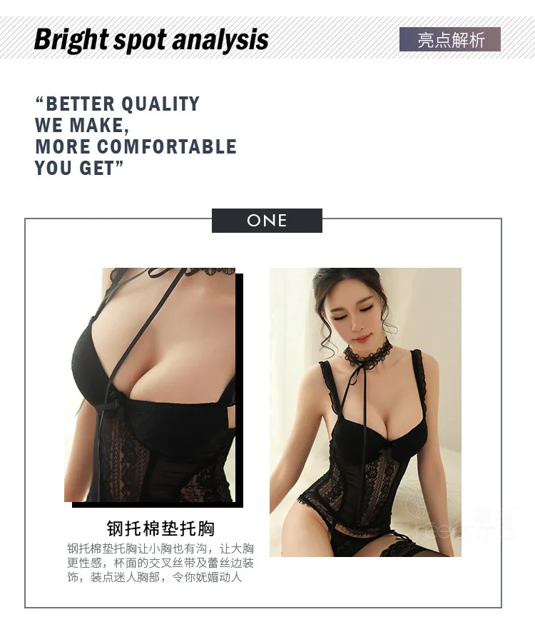 backless bodysuit Sexy Bustier and Corset Women High Elastic Gothic Corset Female Solid Bustier Overbust Push Up Corset 3 Pcs Set Lace bodysuits long sleeve bodysuit