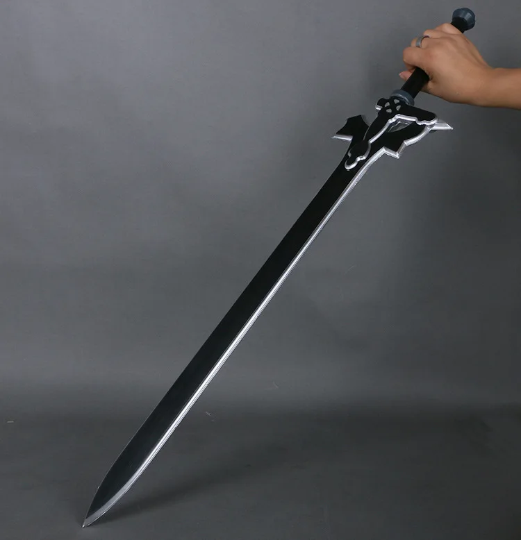Sword Art Online Cosplay Kirito Sword Weapons Props Sao Rubber Elucidator Dark Repulser Katana Espada Knfie Weapon Toy For Teen