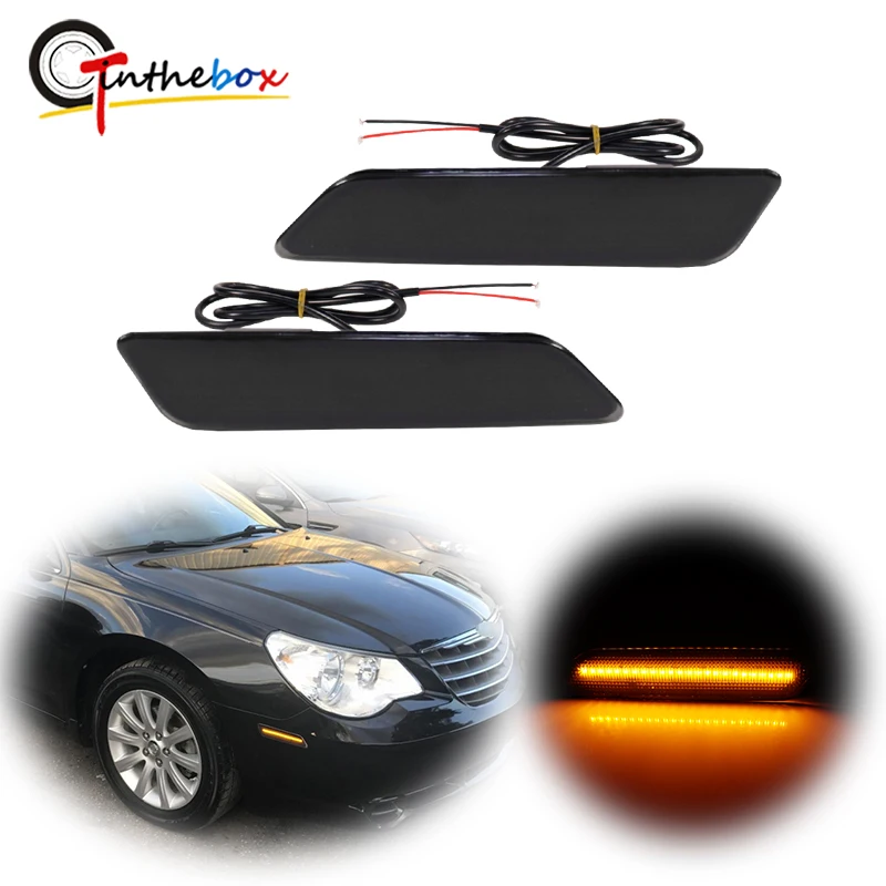 

Габаритные огни поворота переднего бампера 2007-2010 Chrysler Sebring, габаритные огни 12 В
