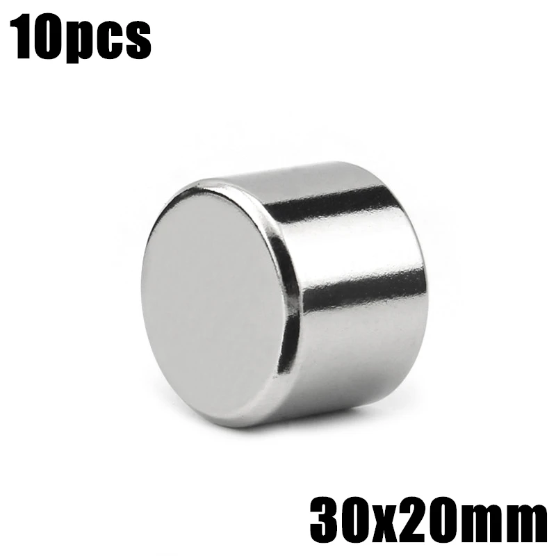 10 шт. неодимовые магниты NdFeB 30 х20 мм диаметр мм|disc magnets|neodymium disc magnetsndfeb magnet |