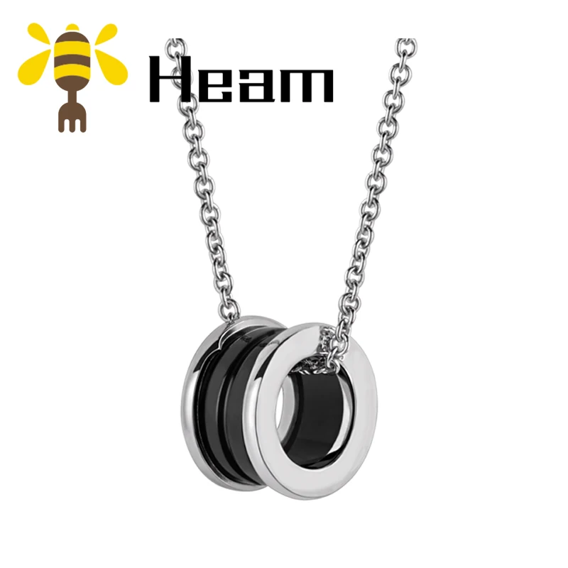 Heam,, высокое качество, Стерлинговое Серебро 925 пробы, болгарийское ожерелье для женщин, керамическая Весенняя форма, модное ювелирное изделие, подарок для пары - Окраска металла: style 3