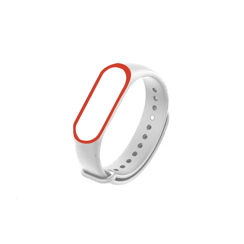 Спортивный силиконовый ремешок для Xiaomi Mi Band 4 мягкий сменный спортивный браслет