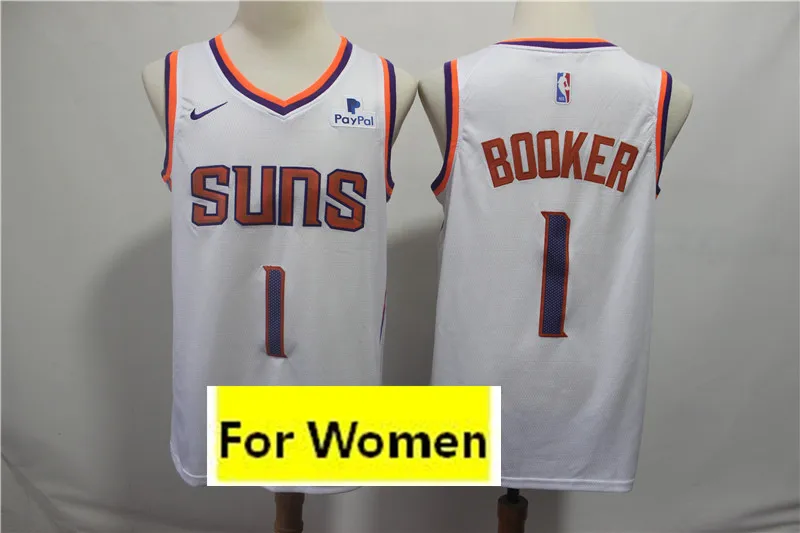 4 Сезон A+++ Феникс качество для женщин взрослых#1 DEWIN Booker 22 DeAndre Ayton Джерси - Цвет: 4