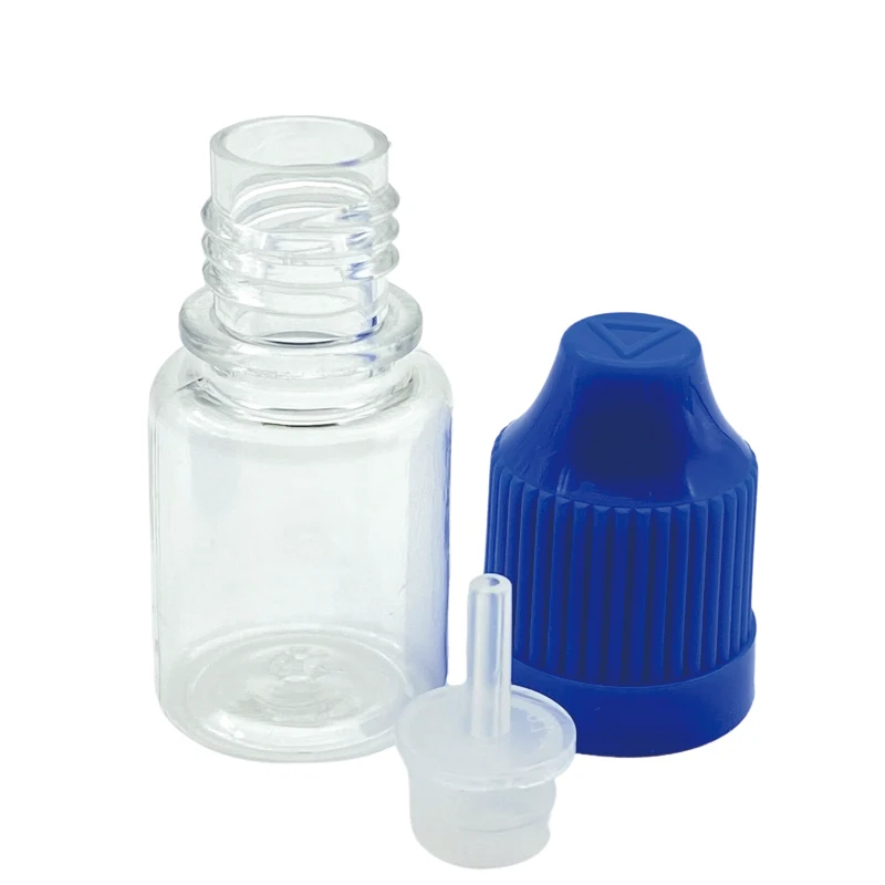 10pcs 30ml Plastic Squeezable Tip Applicator Bottle Refillable Dropper  Bottles With Needle Tip Caps