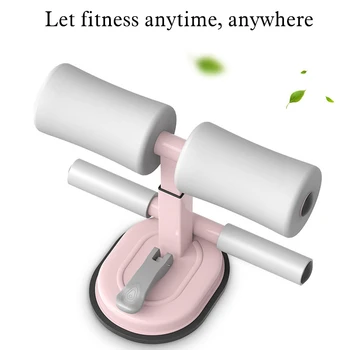 

Sit Up Aid Unisex Sit-up Floor Bar with Comfortable Padded Ankle and Support Rode 3 Gear Positions Indoor Fitness Equipment