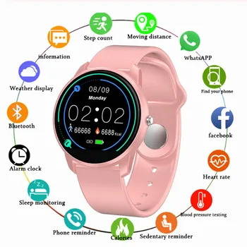 

Smart Band for Women Sports Fitness Tracker Waterproof Smart Bracelet Heart Rate Blood Pressure Monitor Smart Watch for Women