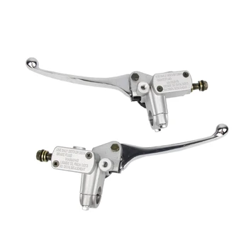 

1 Pair Motorcycle Hydraulic Brake Master Cylinder Clutch Lever Right Left Hand