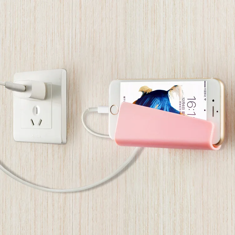 

Autonomous Design Adhesive Innovation Walls Seemless Mobile Phone Bracket Mobile Phone Holder iPad Charging Bracket 39G