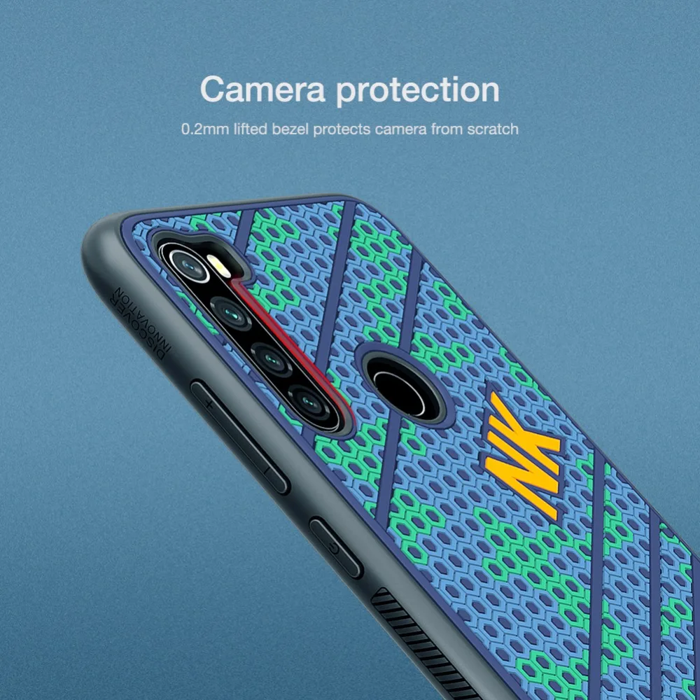 Чехол NILLKIN 3D Touch для Xiaomi redmi Note 8/Pro с защитой от отпечатков пальцев, силиконовый чехол из ТПУ с Сотами
