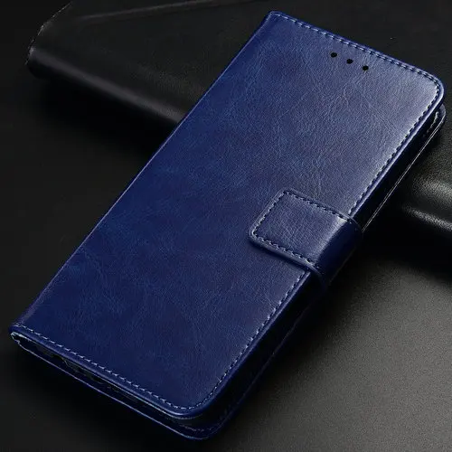 Роскошный флип-чехол для телефона для Xiaomi Redmi 4A 5A 6A Note 4 5 6 8 Pro 8A Note 8 Pro, чехол-кошелек, магнитный чехол-книжка - Цвет: Retro style-Blue
