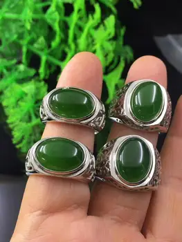 

Exquisite fashion and Hetian yu with silver ring