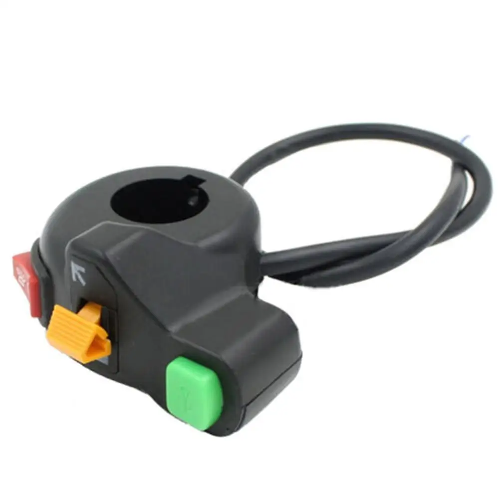 

Motorcycle Bike Scooter 7/8" Switch Horn Turn Signals On/Off Light Waterproof Design Multiple Protection