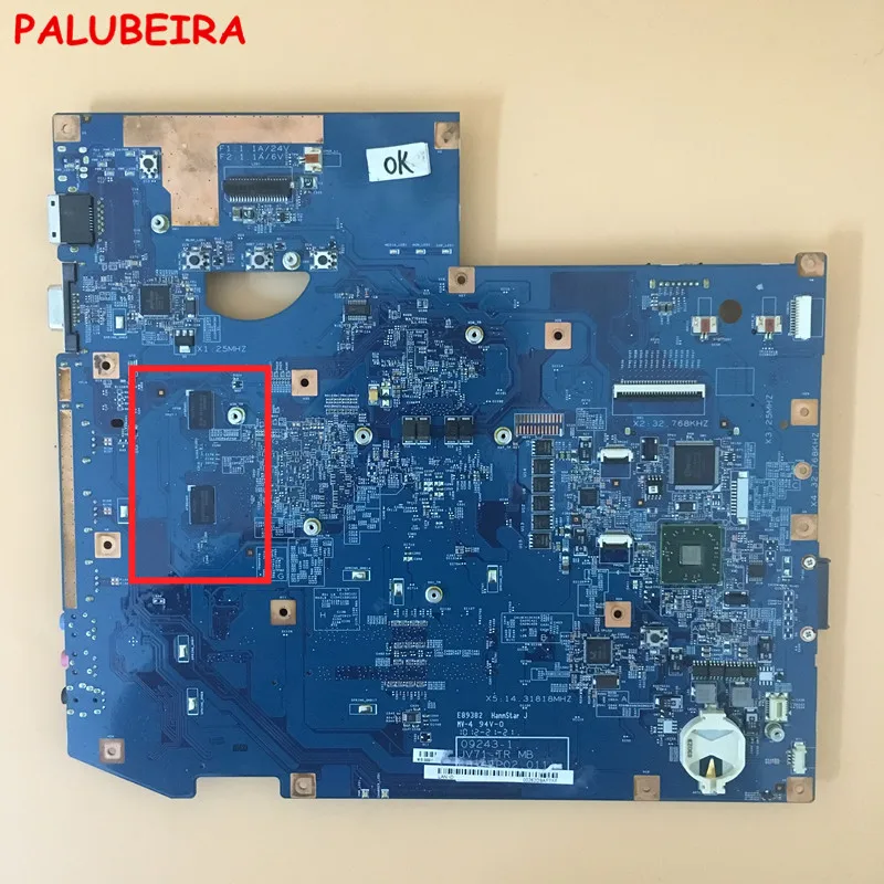 PALUBEIRA 48.4FP02.011 для acer aspire 7540 JV71-TR Материнская плата ноутбука MBPJD01001 ПМБ. JD01.001 гнездо S1 ddr2 полностью протестировано