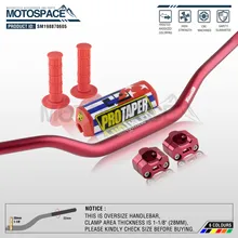 Руль для Pro Taper Pack Bar 1-1/" Renthal Fatbar Колодки Ручки Pit Pro Racing Dirt Pit Bike мотоцикл с адаптер cnc