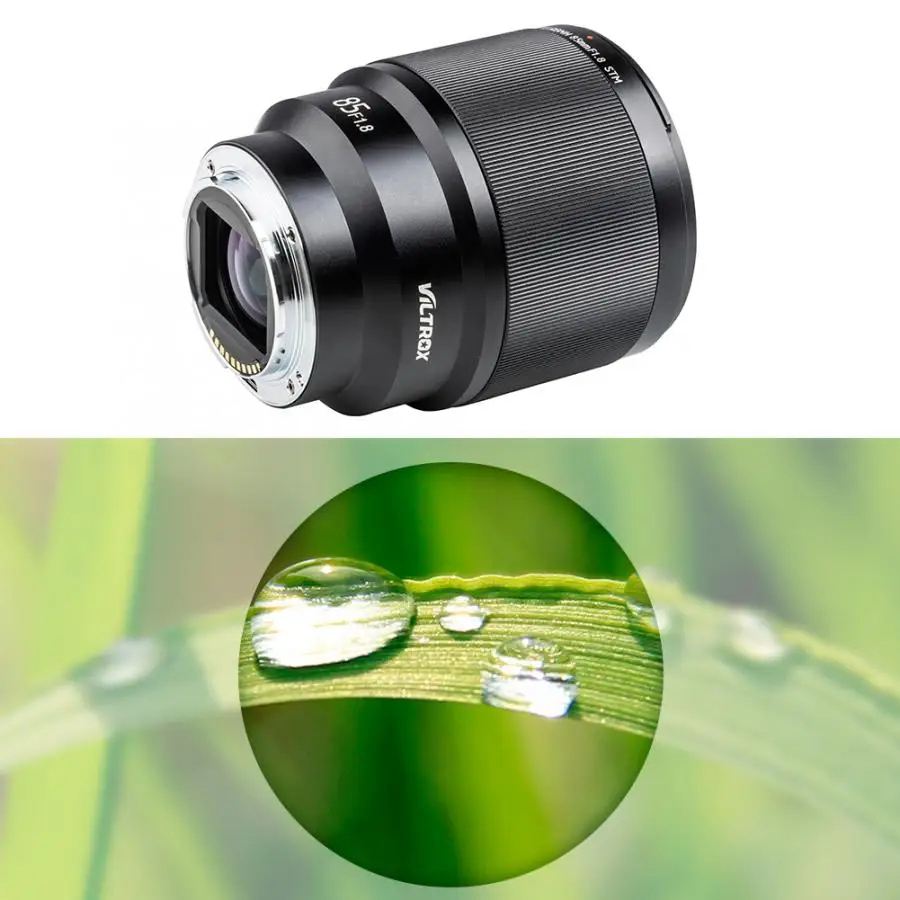 Viltrox 85 мм F1.8 STM E-mount Автофокус Объектив EF полная Рамка для камер sony поддержка Fuselage Anti-shake с блендой