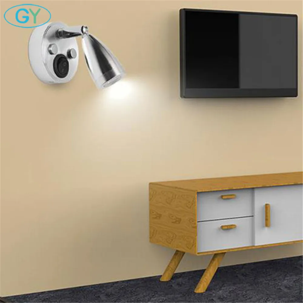 DC12V лампа для чтения RV лодка светодиодный прикроватный светильник кемпер прицеп