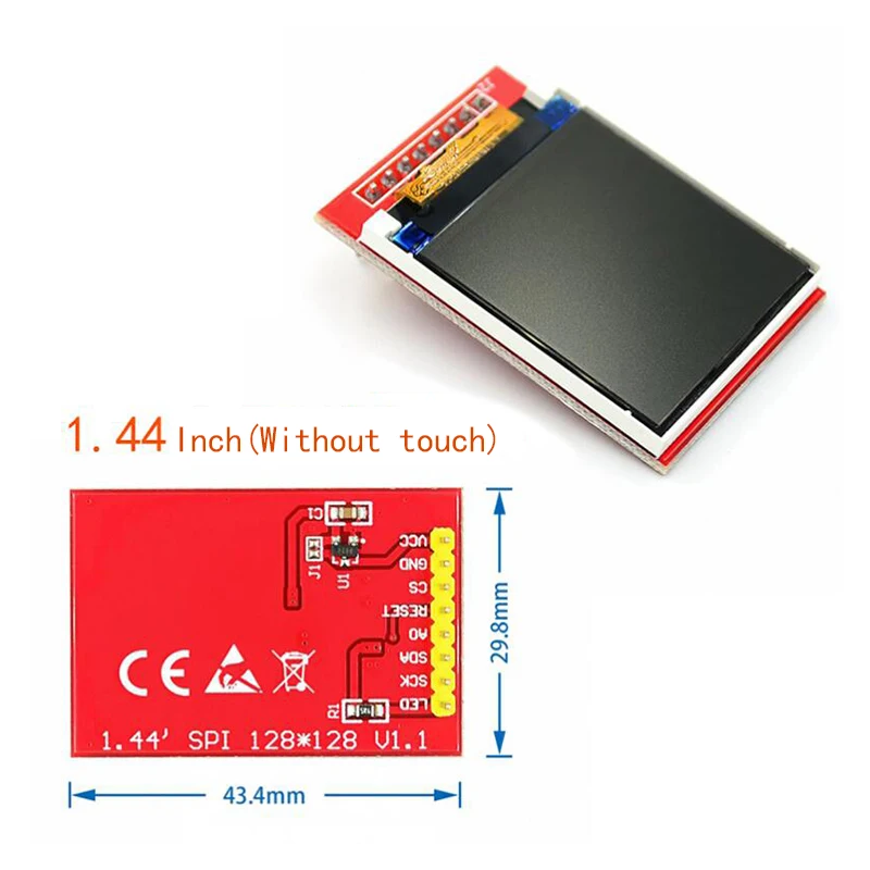 TFT ÷ ũ LCD ÷  ̺, 1.44/1.8/2.0/2.2/2.8 ġ, ST7735, ILI9225, ILI9341 ̽, SPI 128*128, 240*320