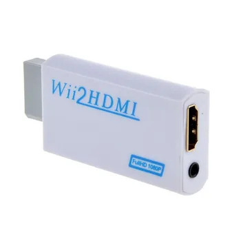 

For Wii TO HDMI Converter Wii2 HDMI with 3.5mm Audio Video Output Automatic Upscaler Adapter Support NTSC 480i PAL 576i 1080P