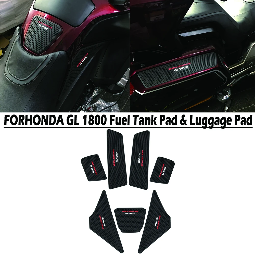 Motorcycle Tank Pad For HONDA Goldwing GL1800 gl 1800 Luggage Bag Protection Stickers Decal Kit 2018-2021 kodaskin motorcycle gas cap tank pad sticker decal emblem for honda gl1800 2012 2021