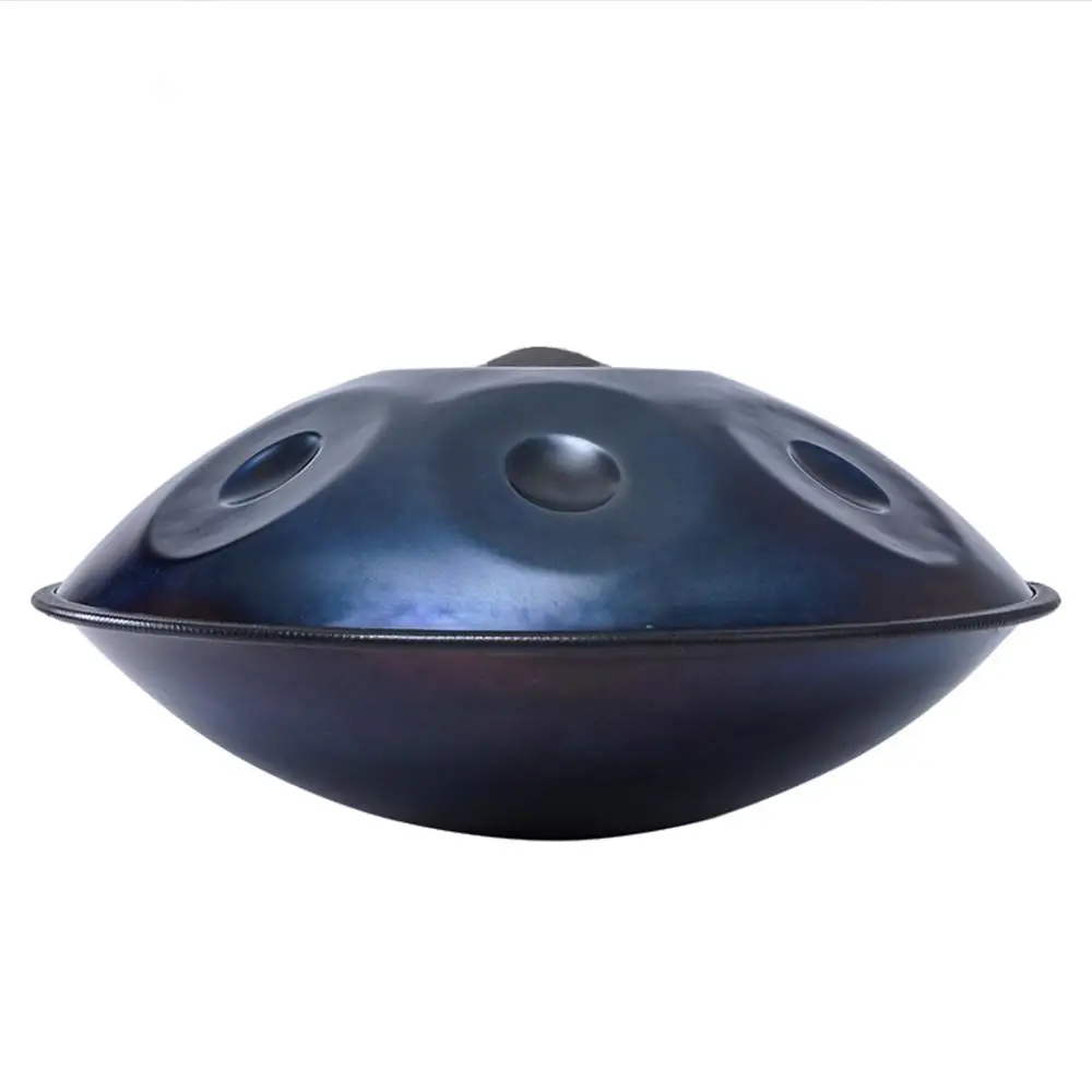 9 notes blue Ручной работы Handpan Instrumen в античном F major D Minor повесить барабан 9 нот 10 нот музыкальный ручной барабан - Цвет: 9 notes blue