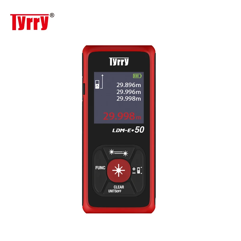 

TYRRY 50M Laser Distance Meter Electronic Roulette Digital Laser Tape Measure range finder trena Laser rangefinder