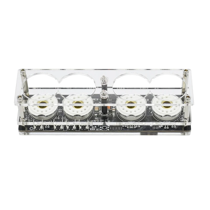

TOP!-4-Bit Integrated Glow Tube Clock QS30-1, SZ-8 Clock with Acrylic Case ,Without Glow Tubes