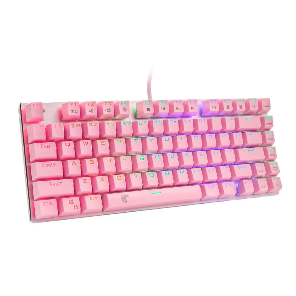 Механическая игровая клавиатура Z-88 RGB синяя красная черная водостойкая 60%