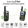 2022 New Kids Walkie Talkie Celular Handheld Transceiver Highlight Phone Radio Interphone 3KM Mini Talkie Walkie Toys Gifts 1