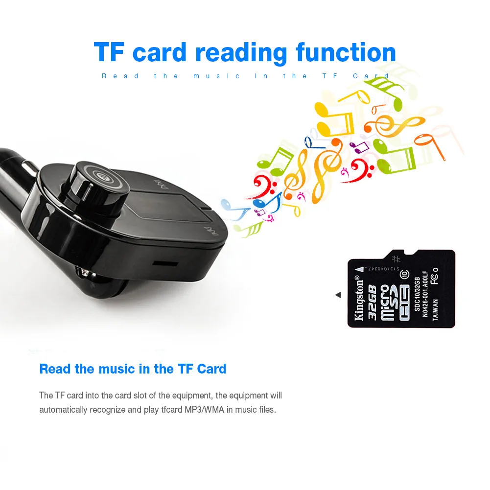 T9S автомобильный Bluetooth комплект fm-передатчик Определитель номера дисплей USB быстрое зарядное устройство автомобильные аксессуары для мотоцикла автомобиль Лодка Трактор# Ger